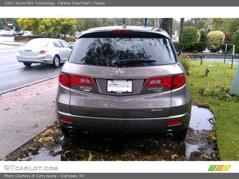 Carbon Gray Pearl / Taupe 2007 Acura RDX Technology