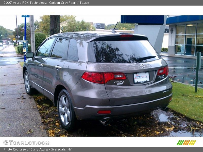 Carbon Gray Pearl / Taupe 2007 Acura RDX Technology