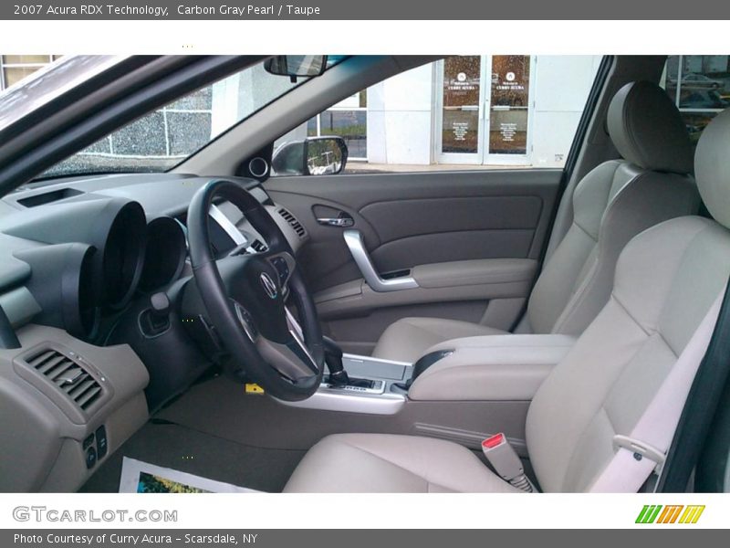  2007 RDX Technology Taupe Interior