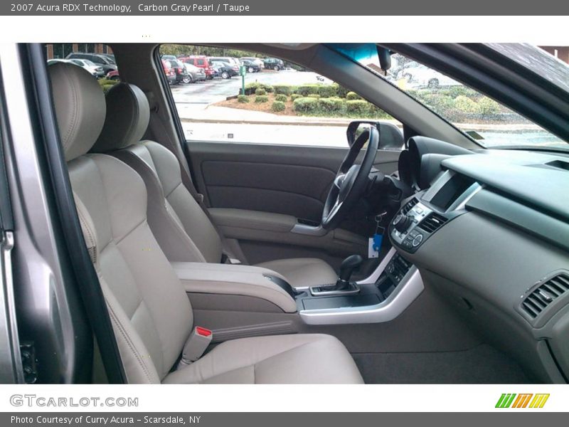 Carbon Gray Pearl / Taupe 2007 Acura RDX Technology