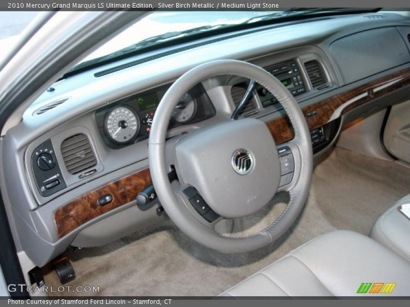 Silver Birch Metallic / Medium Light Stone 2010 Mercury Grand Marquis LS Ultimate Edition