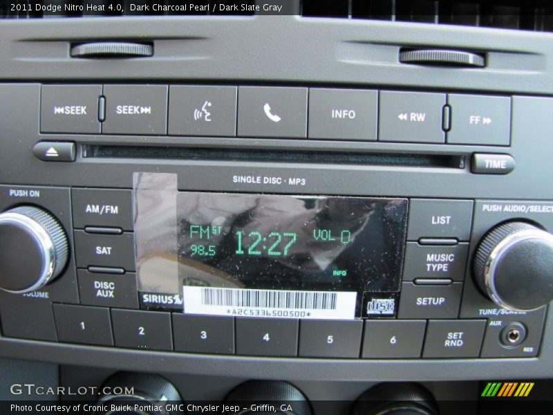 Dark Charcoal Pearl / Dark Slate Gray 2011 Dodge Nitro Heat 4.0