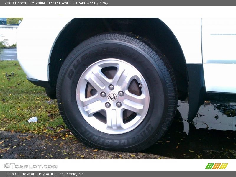 Taffeta White / Gray 2008 Honda Pilot Value Package 4WD