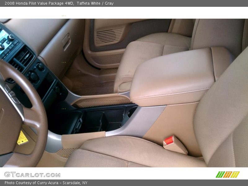 Taffeta White / Gray 2008 Honda Pilot Value Package 4WD