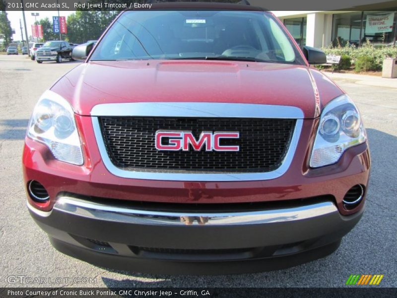 Red Jewel Tintcoat / Ebony 2011 GMC Acadia SL