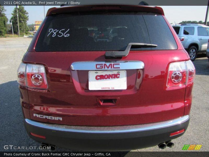 Red Jewel Tintcoat / Ebony 2011 GMC Acadia SL