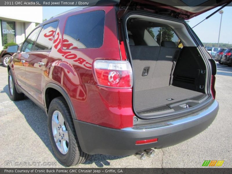 Red Jewel Tintcoat / Ebony 2011 GMC Acadia SL