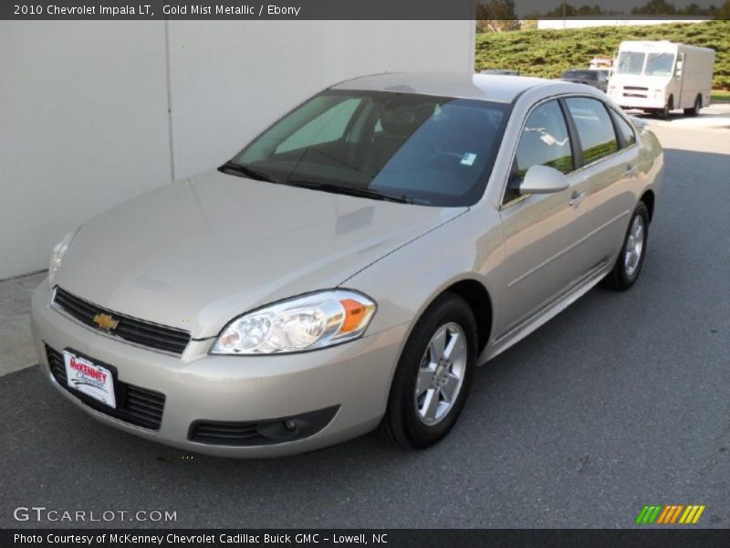 Gold Mist Metallic / Ebony 2010 Chevrolet Impala LT