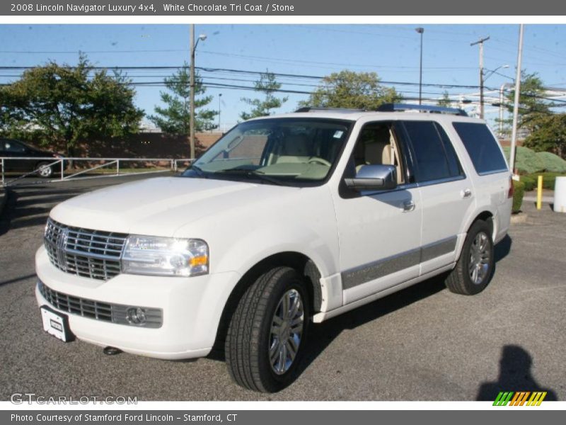 White Chocolate Tri Coat / Stone 2008 Lincoln Navigator Luxury 4x4