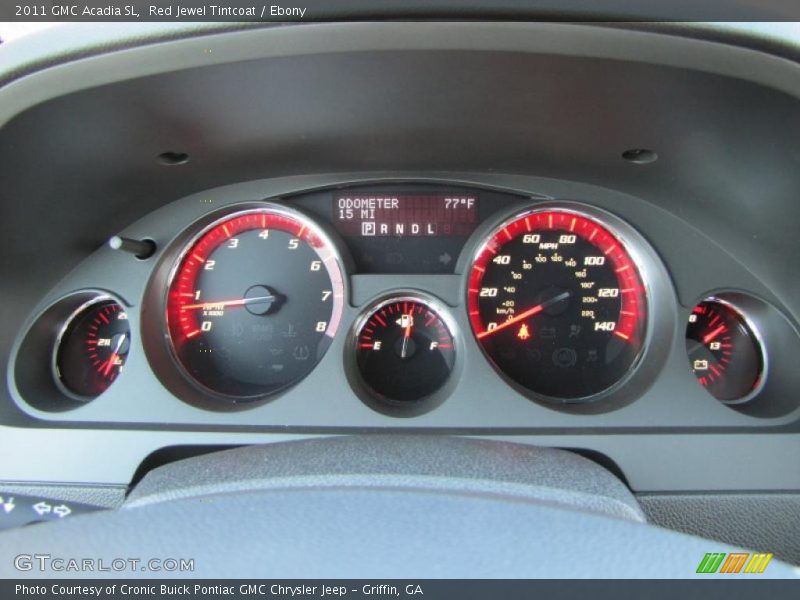 2011 Acadia SL SL Gauges