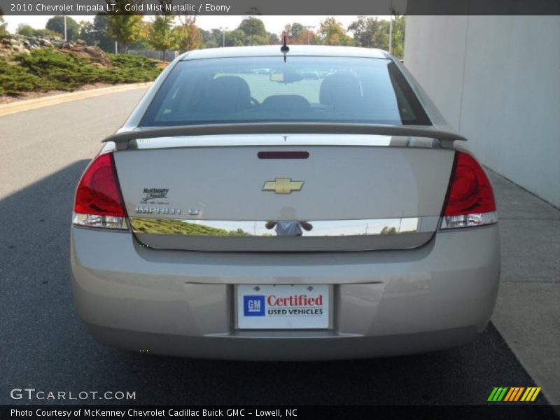 Gold Mist Metallic / Ebony 2010 Chevrolet Impala LT