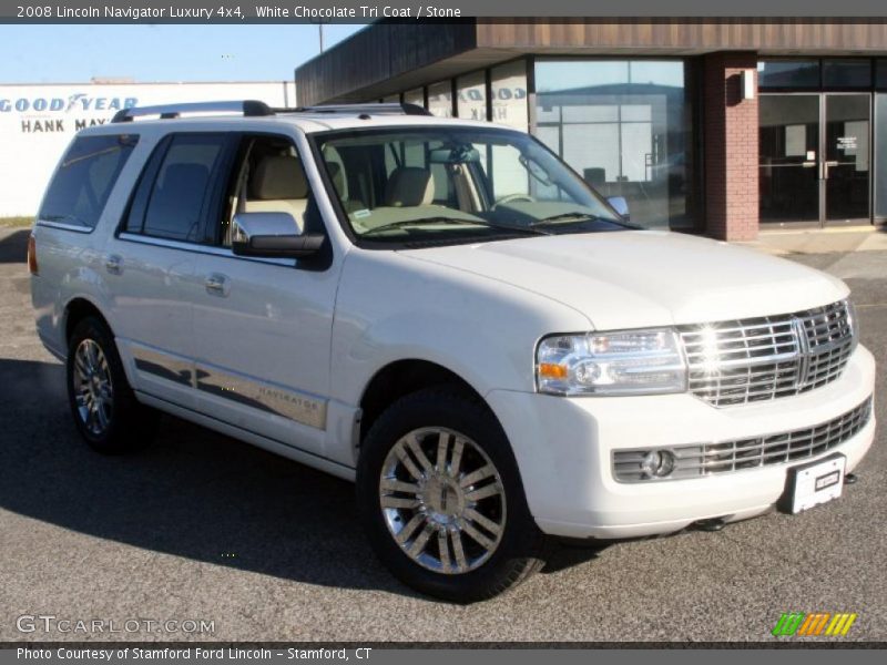 White Chocolate Tri Coat / Stone 2008 Lincoln Navigator Luxury 4x4