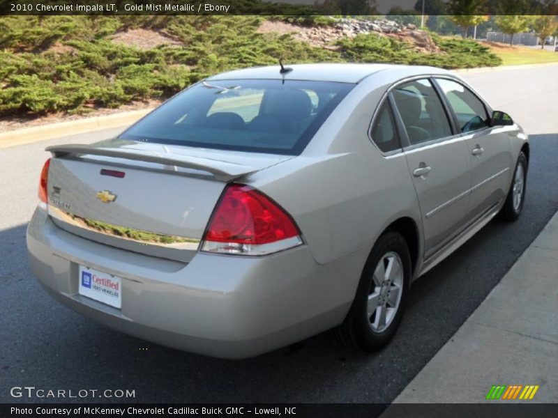 Gold Mist Metallic / Ebony 2010 Chevrolet Impala LT