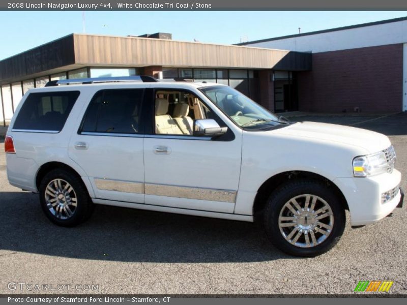White Chocolate Tri Coat / Stone 2008 Lincoln Navigator Luxury 4x4
