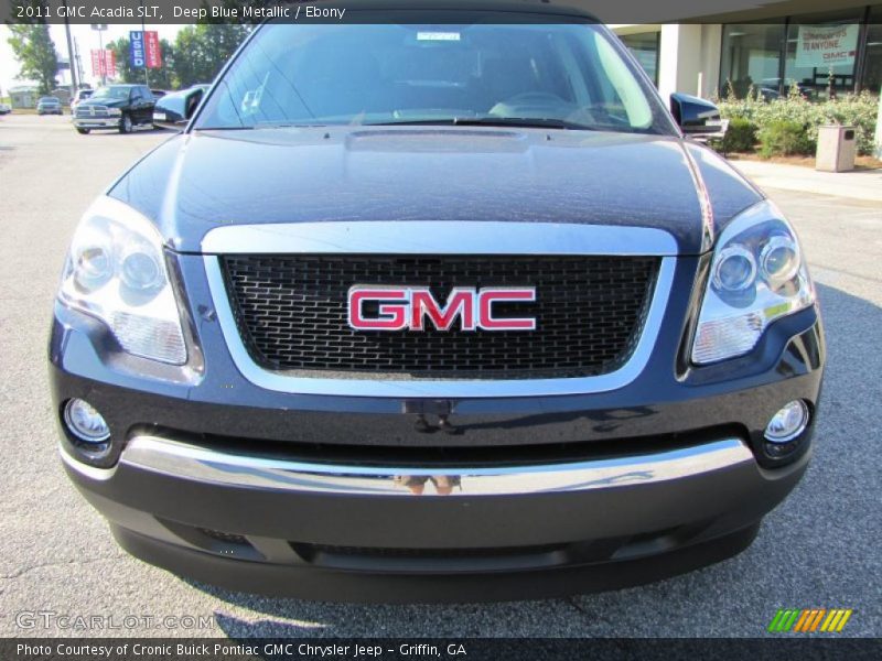 Deep Blue Metallic / Ebony 2011 GMC Acadia SLT
