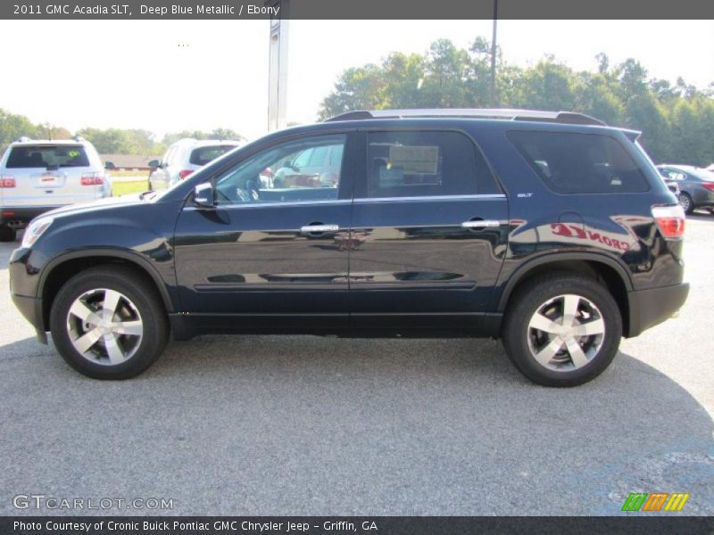 Deep Blue Metallic / Ebony 2011 GMC Acadia SLT