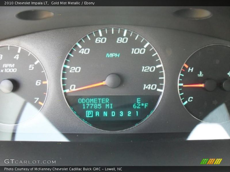 Gold Mist Metallic / Ebony 2010 Chevrolet Impala LT
