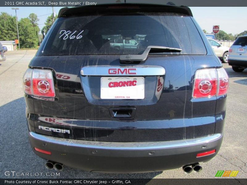 Deep Blue Metallic / Ebony 2011 GMC Acadia SLT