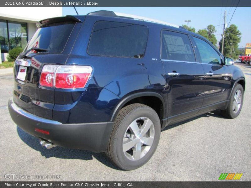Deep Blue Metallic / Ebony 2011 GMC Acadia SLT