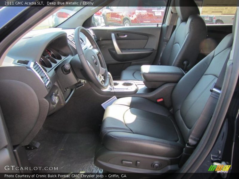  2011 Acadia SLT Ebony Interior