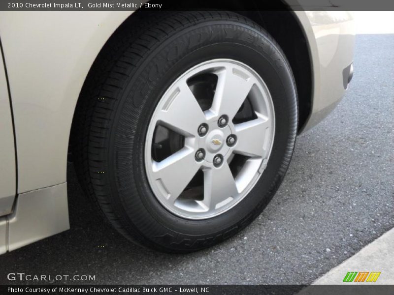 Gold Mist Metallic / Ebony 2010 Chevrolet Impala LT