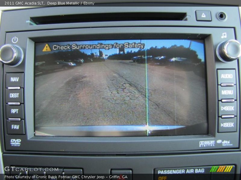 Deep Blue Metallic / Ebony 2011 GMC Acadia SLT