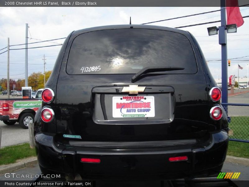 Black / Ebony Black 2008 Chevrolet HHR LS Panel