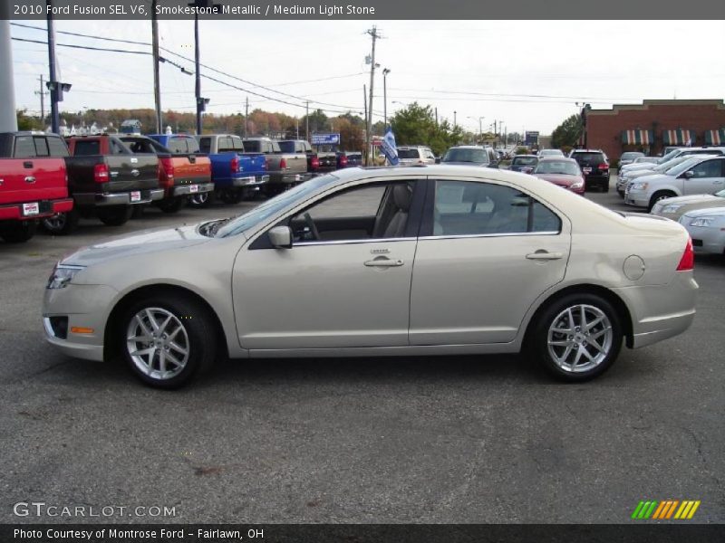 Smokestone Metallic / Medium Light Stone 2010 Ford Fusion SEL V6