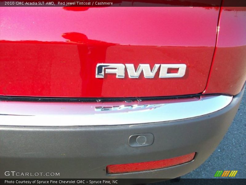 Red Jewel Tintcoat / Cashmere 2010 GMC Acadia SLT AWD
