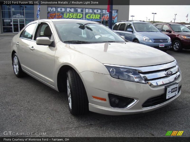 Smokestone Metallic / Medium Light Stone 2010 Ford Fusion SEL V6