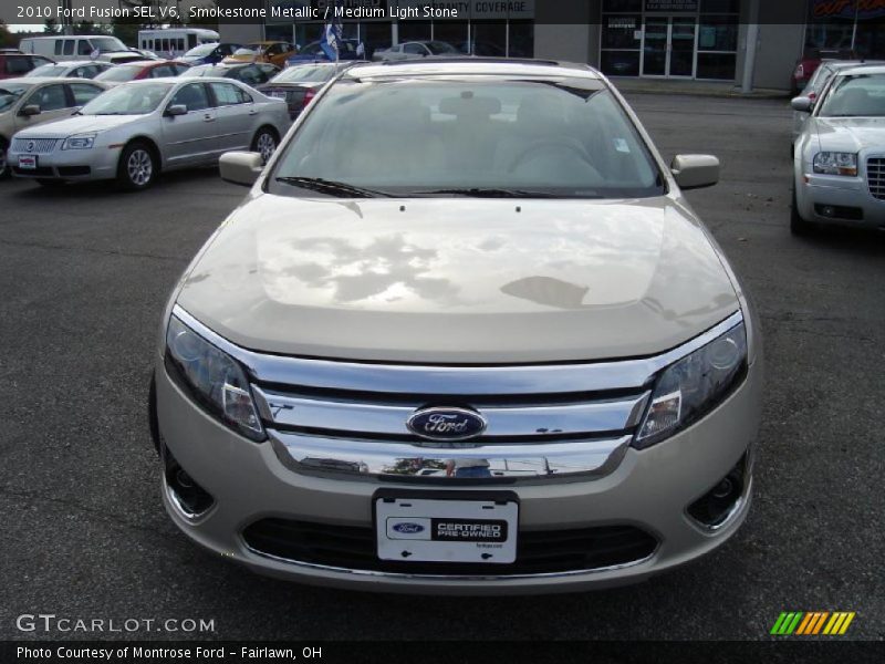 Smokestone Metallic / Medium Light Stone 2010 Ford Fusion SEL V6