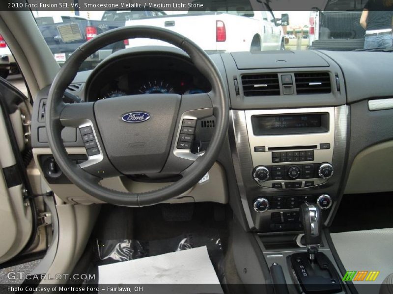 Smokestone Metallic / Medium Light Stone 2010 Ford Fusion SEL V6