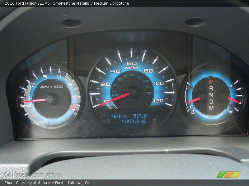 Smokestone Metallic / Medium Light Stone 2010 Ford Fusion SEL V6