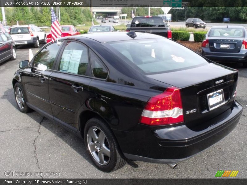 Black / Off-Black 2007 Volvo S40 T5 AWD