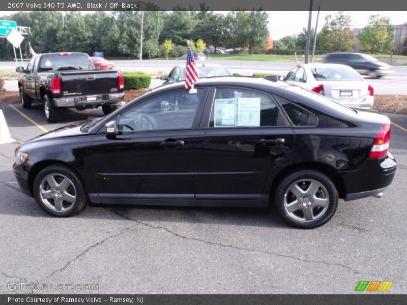 Black / Off-Black 2007 Volvo S40 T5 AWD