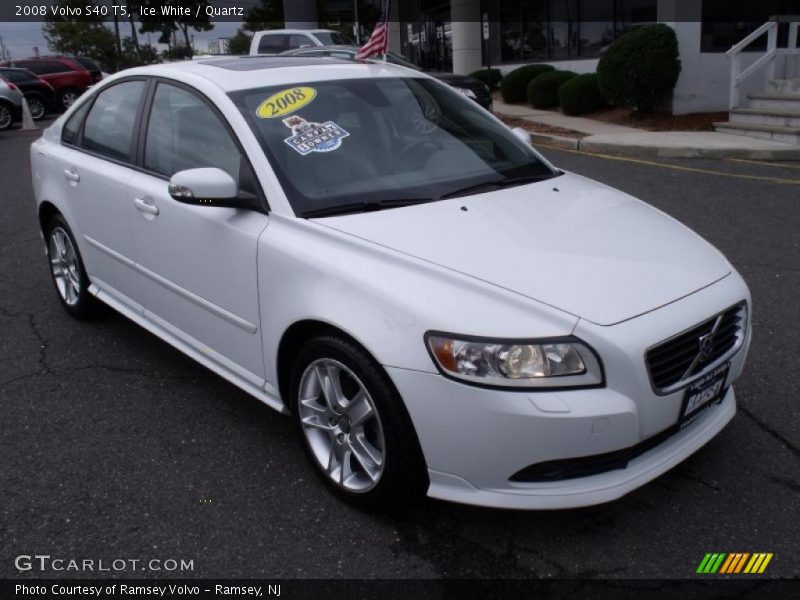 Ice White / Quartz 2008 Volvo S40 T5