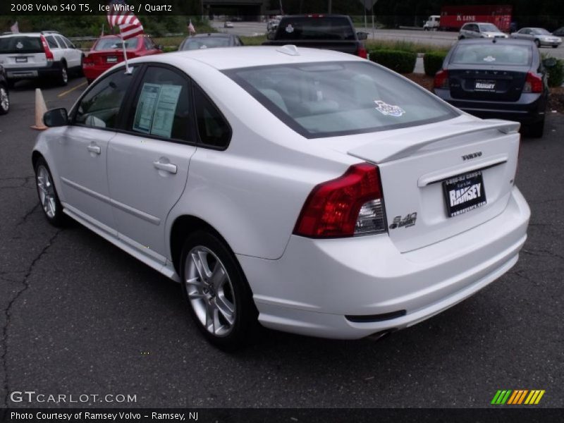 Ice White / Quartz 2008 Volvo S40 T5