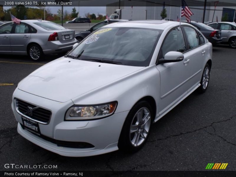 Ice White / Quartz 2008 Volvo S40 T5