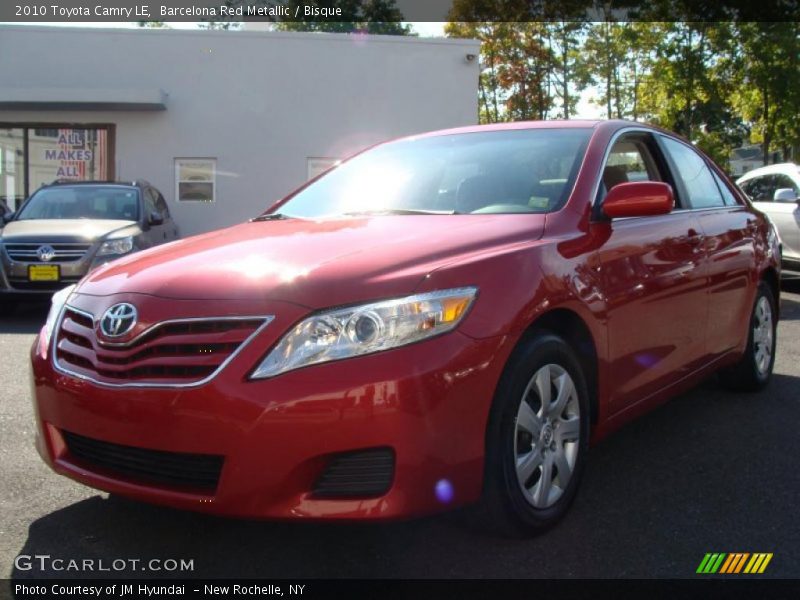 Barcelona Red Metallic / Bisque 2010 Toyota Camry LE
