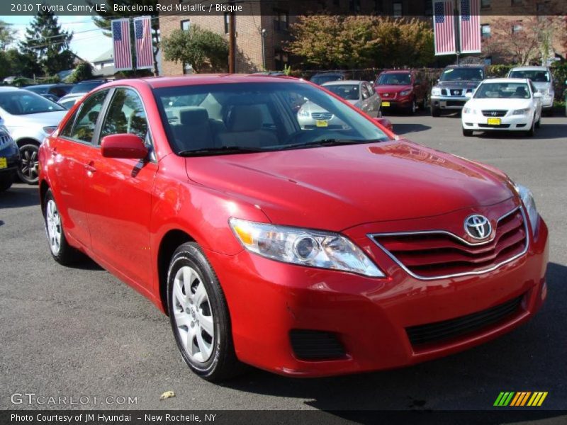 Barcelona Red Metallic / Bisque 2010 Toyota Camry LE