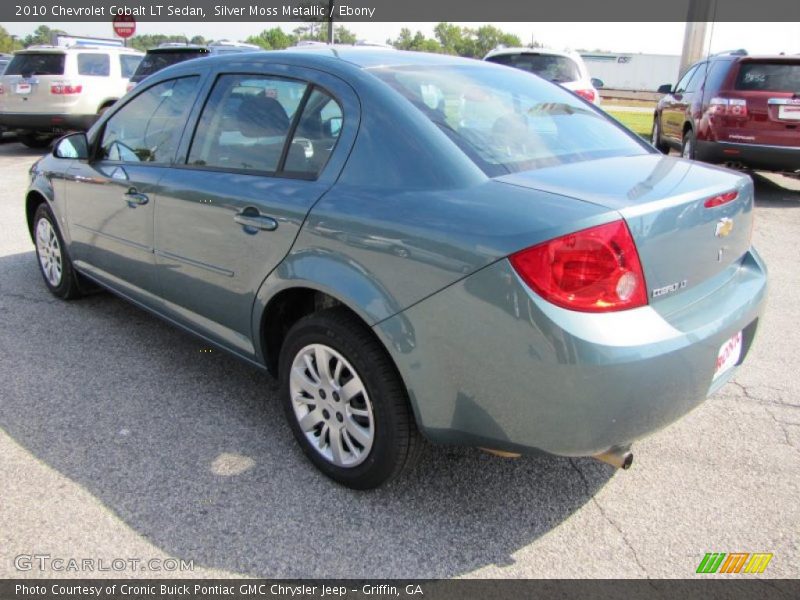 Silver Moss Metallic / Ebony 2010 Chevrolet Cobalt LT Sedan