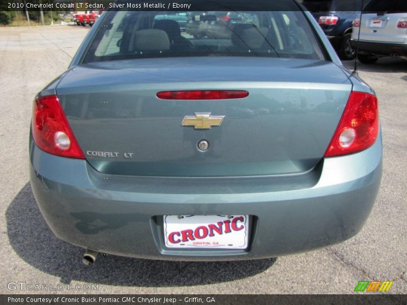 Silver Moss Metallic / Ebony 2010 Chevrolet Cobalt LT Sedan