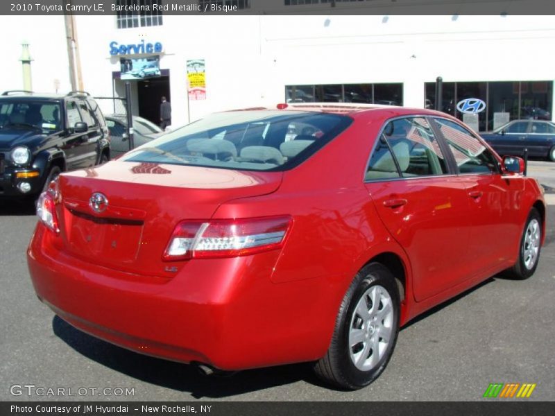 Barcelona Red Metallic / Bisque 2010 Toyota Camry LE