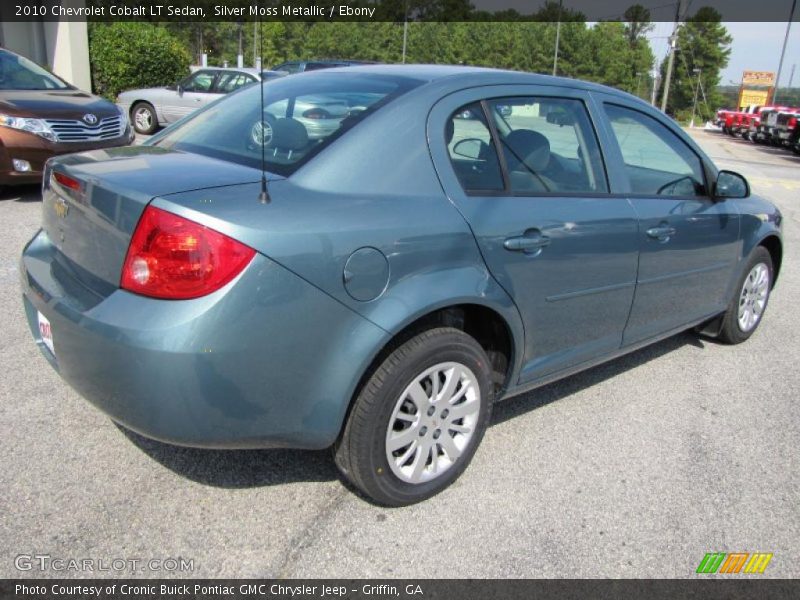 Silver Moss Metallic / Ebony 2010 Chevrolet Cobalt LT Sedan