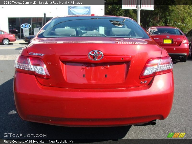 Barcelona Red Metallic / Bisque 2010 Toyota Camry LE