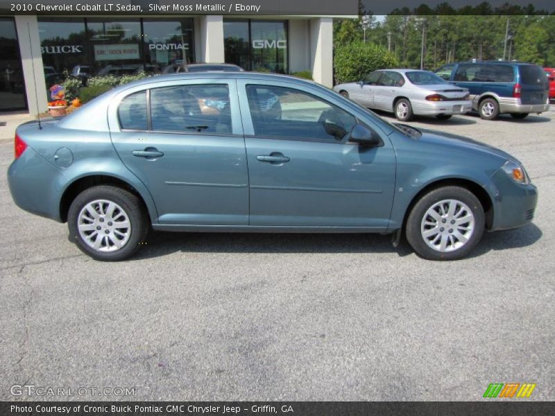 Silver Moss Metallic / Ebony 2010 Chevrolet Cobalt LT Sedan