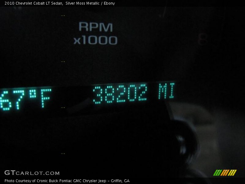 Silver Moss Metallic / Ebony 2010 Chevrolet Cobalt LT Sedan
