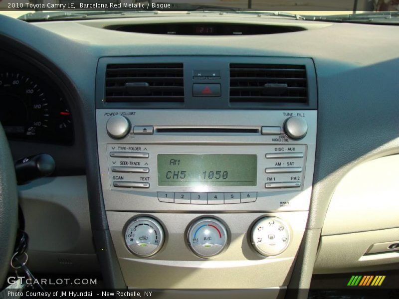 Barcelona Red Metallic / Bisque 2010 Toyota Camry LE