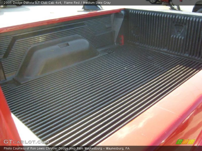 Flame Red / Medium Slate Gray 2005 Dodge Dakota SLT Club Cab 4x4