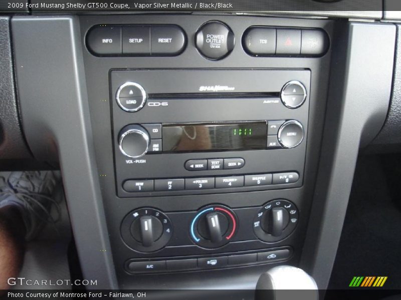 Controls of 2009 Mustang Shelby GT500 Coupe
